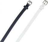 Mossimo Women's Two Pack Skinny Belts 1/2-Inch Width