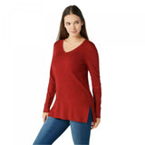 NWT Whisper Knit By Louis Dell 'Olio Knit V-Neck Sweater. A366197 X-Large