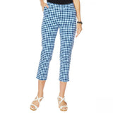 Lemon Way Women's Flawless Twill Pull On Cropped Pants