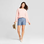 A New Day Women's 5 Inch Chambray Chino Shorts