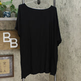 MarlaWynne WynneLayers Women's Asymmetric Side Tie Knit Top