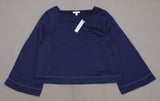 Prologue Women's Long Wide Sleeve Square Neck Blouse Shirt Top