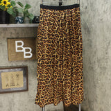 Joan Rivers Classics Collection Women's Elastic Waist Leopard Maxi Skirt
