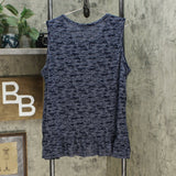 DG2 by Diane Gilman Women's Plus Size Burnout Crossover Ruffle Tank Top