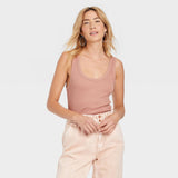 Universal Thread Women's Mini Ribbed Tank Top