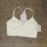 Auden Women's Longline Racerback Seamless Bralette 1642b0e6c48f4b White S
