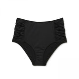 Clean Water Women's Ruched High Waist Bikini Bottom