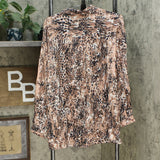 DG2 by Diane Gilman Women's Plus Size Signature Collection Silk Blend Blouse