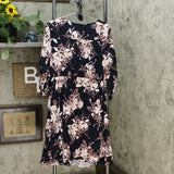 Isabel Maternity by Ingrid & Isabel Floral 3/4 Sleeve Fit And Flare Dress