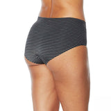 Rhonda Shear Women's Plus Size 2 Pack Striped Body Brief Panties