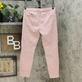 Buffalo Women's Avalon Soft Stretch Skinny Ankle Gazer Jeans Mauve Pink 12
