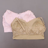 Rhonda Shear Plus Size 2 Pack Lace Leisure Bras With Removable Pads
