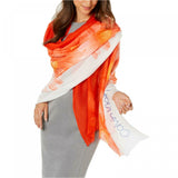 Calvin Klein Women's Ombre Daisy Pareo Wrap Scarf