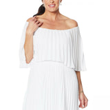 Antthony Women's Pleated Maxi Dress