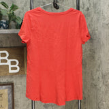 Isaac Mizrahi Live! Women's Short-Sleeve Curved Back Hem Knit Top