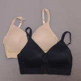 Rhonda Shear 2 Pack Mesh Back Detail Molded Cup Bra Dark Nude/ Black XL