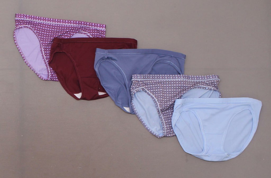Hanes Microfiber Bikini Panties, Assorted (pack Of 5)