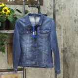 Buffalo Women's Stretch Knit Denim Jean Jacket
