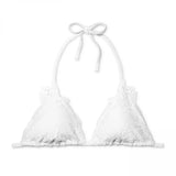 Xhilaration Women's Lace Applique Triangle Bikini Top