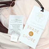 Shade & Shore Women's Plunge Tie-Front Wrap One Piece Swimsuit