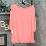 Isaac Mizrahi Live! Plus 3/4-Sleeve Knit Top With Cross Back Detail
