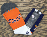NWT Stance Men's Houston Astros Infiknit Color Crew Socks. A545A20HOU Large