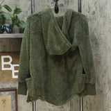 Hippie Rose Women's Junior Fit Plush Cozy Sweater Cardigan