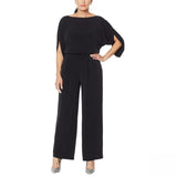 IMAN Women's Global Chic Bateau Neck Jumpsuit