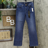 DG2 by Diane Gilman Women's Petite Woven Virtual Stretch Boot Cut Jeans