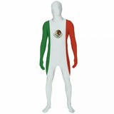 Morphsuits Men's International Classic Halloween Costume Mexico Flag Medium