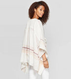 Universal Thread Women's Lightweight Yarn Dye Woven Ruana