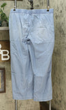 DG2 by Diane Gilman Women's Petite Chambray Woven Wide Leg Pants