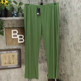 Antthony Women's Plus Size Thrill Me Tapered Pull On Pants Olive 2X