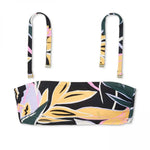 Kona Sol Women's Tropical Print Bandeau Bikini Swim Top