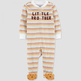 Just One You Made By Carter's Baby Boys' Little Brother' Footed Pajama