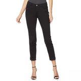 G by Giuliana Women's Downtown Denim Release Hem Colored Jeans Black 4