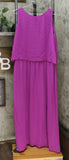 DG2 by Diane Gilman Easy Tank Maxi Dress Purple XL