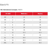 NWT INC International Concepts Womens Pull-On Linen Belted Shorts. 100097651 L