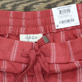 Style & Co. Women's Striped Linen Blend Shorts