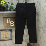 DG2 by Diane Gilman Women's Classic Stretch Straight Ankle Jeans Black 12