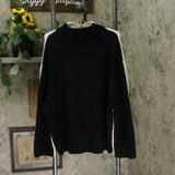 Prologue Women's Rib Knit Mock Turtleneck Pullover Sweater