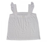 Style & Co. Women's Embroidered Eyelet Flutter Strap Tank Top