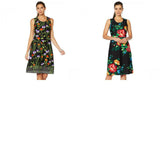 NWT Slinky Brand Women's Sleeveless Fit & Flare Dress. 667449 Small Medium