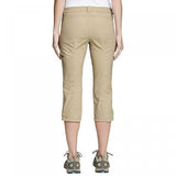 Eddie Bauer Women's Ranier Capri Pants Khaki 12