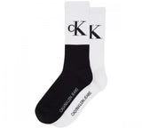 Calvin Klein Jeans Men's 2-Pack Assorted Cotton Cushion Crew Socks
