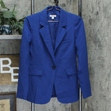 Bar III Women's Notched One Button Blazer