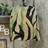 NWT Alfani Womens Printed Bubble-Hem Top. 100085978MS Medium