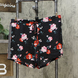 INC International Concepts Women's Plus Size Satin Tuxedo Stripe Pajama Shorts