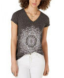 NWT Style & Co Womens Petite Graphic Top Shirt. 100056280PT Petite Small