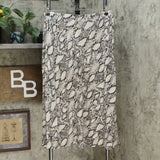 Bar III Women's Plus Size Snake Print Midi Skirt